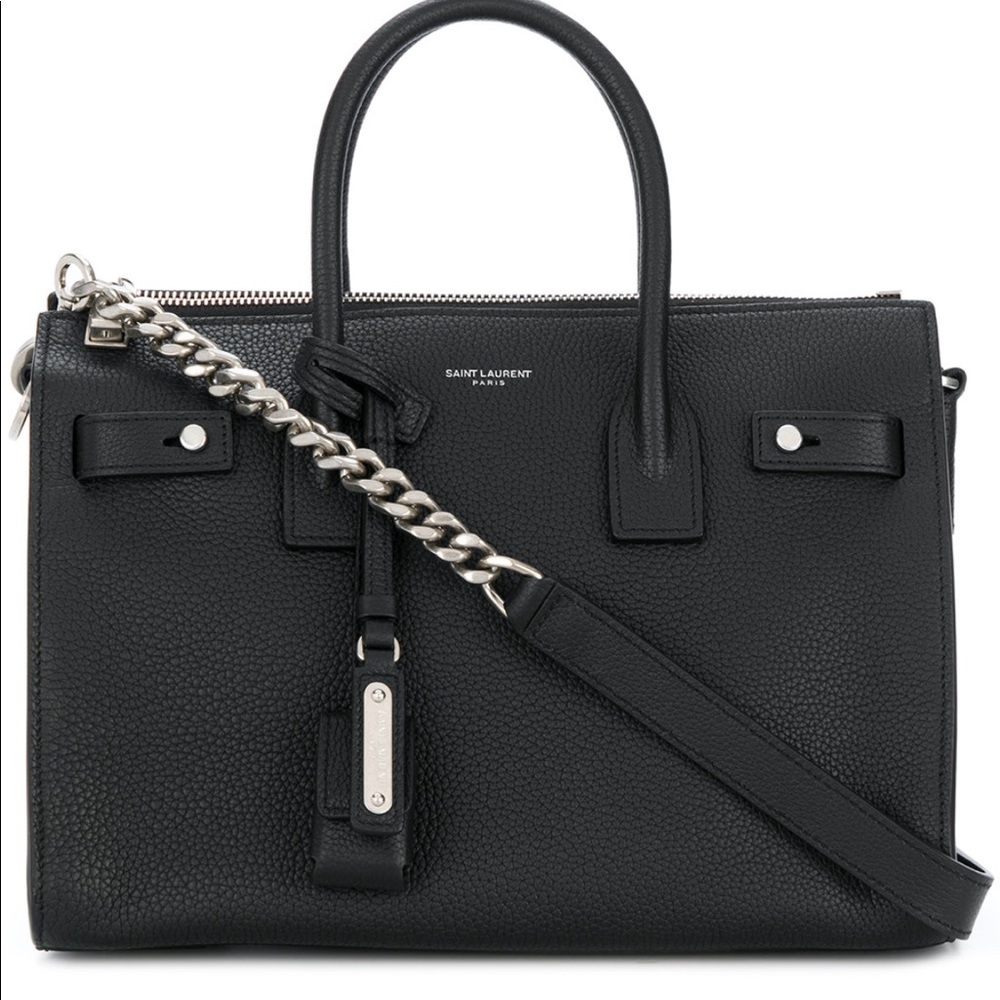 🎯SOLD🎯SAINT LAURENT Baby Sac de Jour Black NEW - Picture 5 of 8